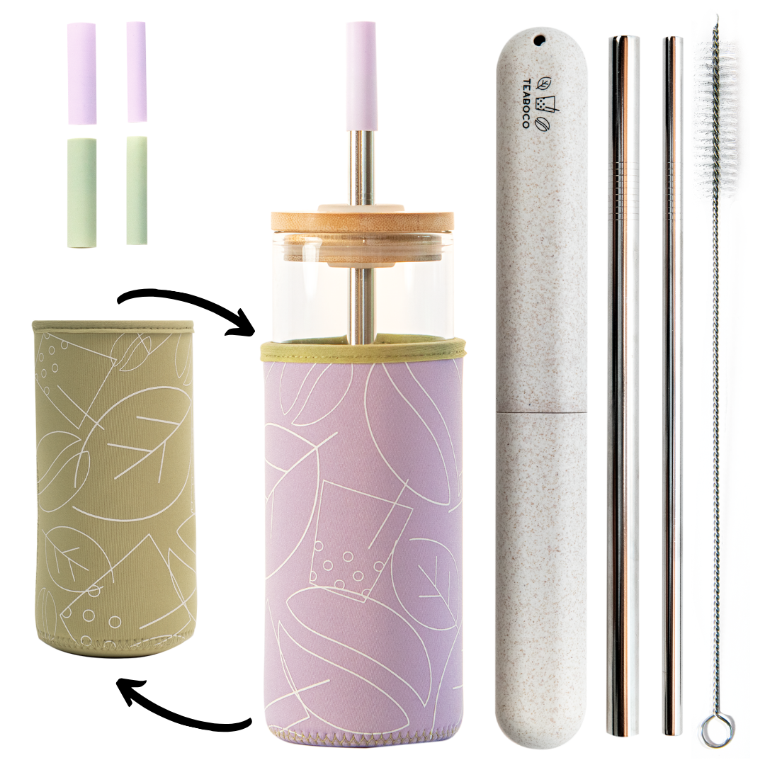Reusable Sustainable Glass And Bamboo Tea Infuser By Global WAKEcup